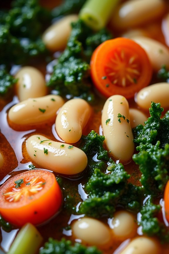 hearty bean and kale stew