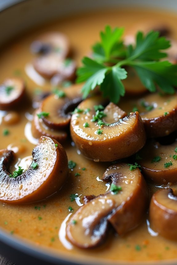 hearty beef and mushroom stew