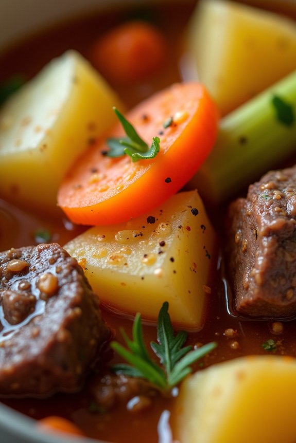 hearty beef and potato stew