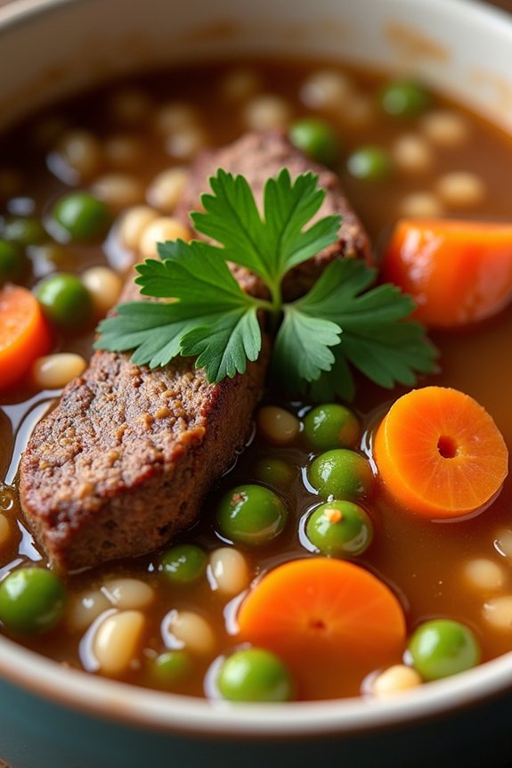 hearty beef barley soup