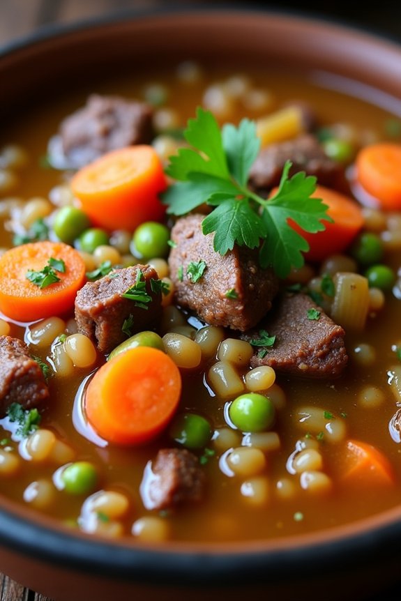 hearty beef barley stew
