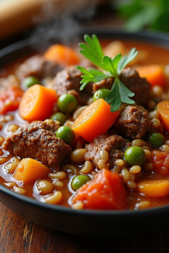 hearty beef barley stew