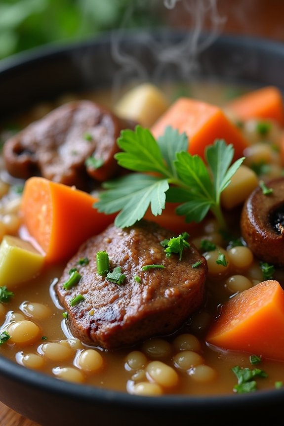 hearty beef barley stew