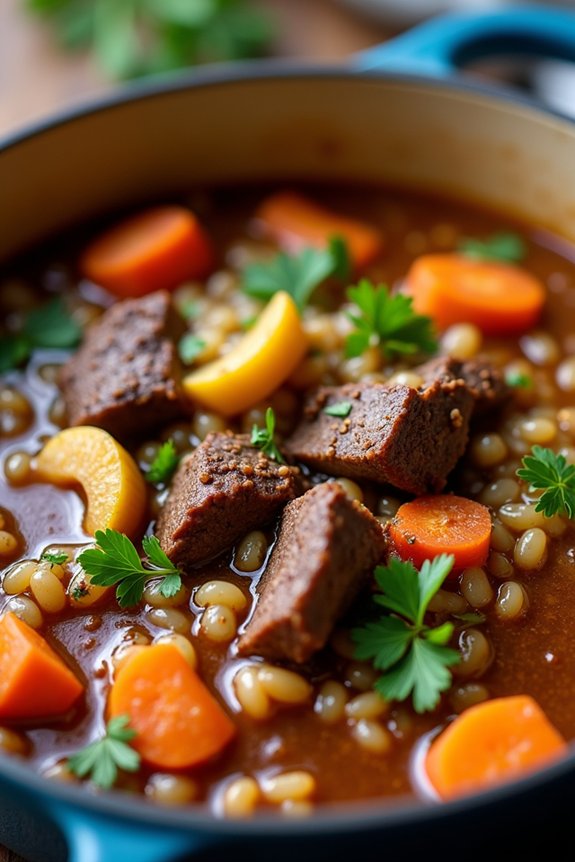 hearty beef barley stew
