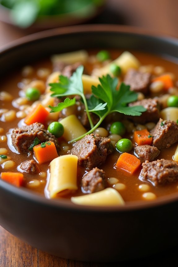hearty beef barley stew