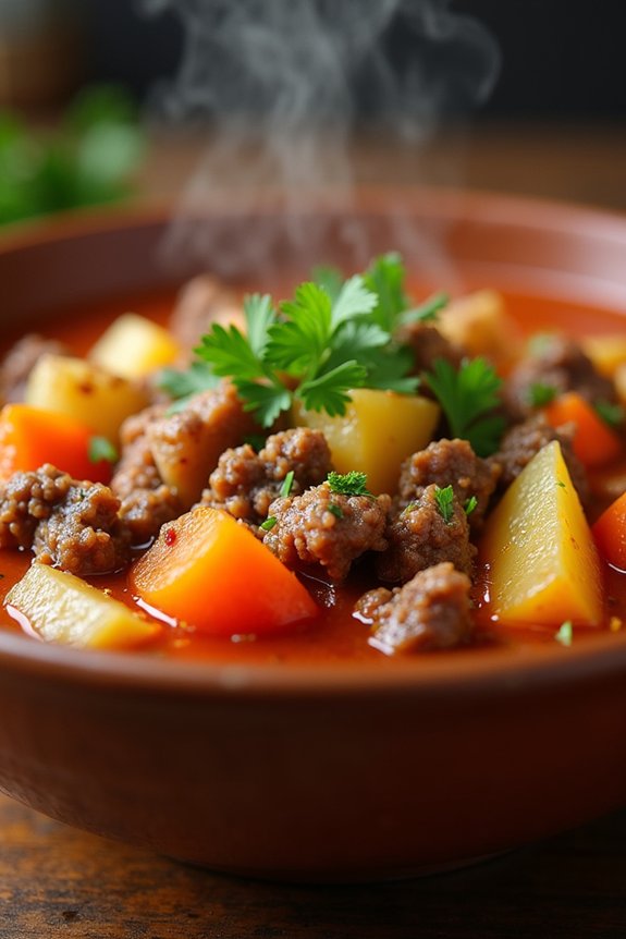 hearty beef cabbage stew