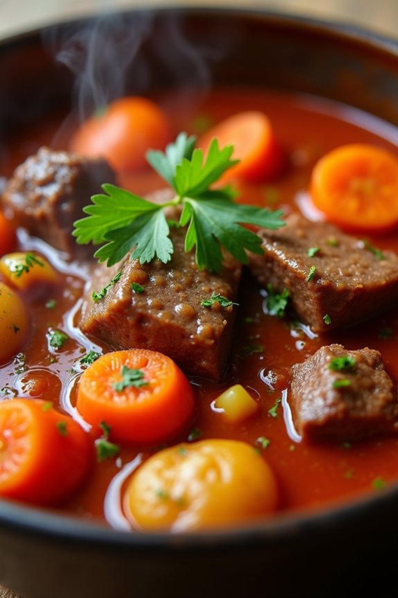 hearty beef tomato stew