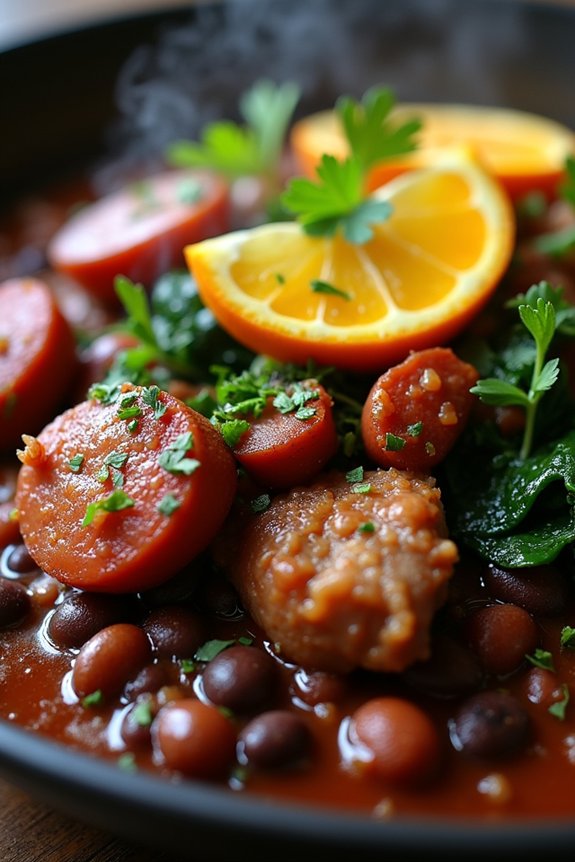 hearty brazilian black bean stew