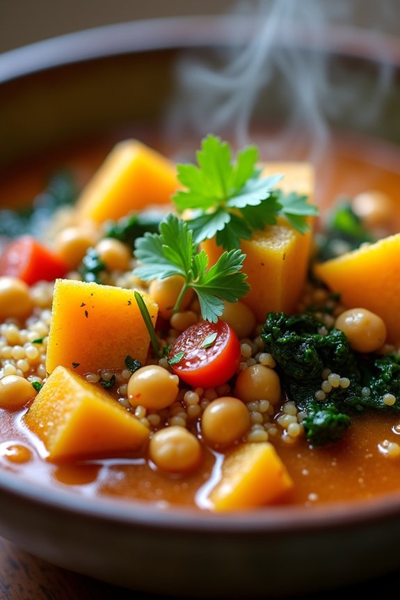 hearty butternut squash stew