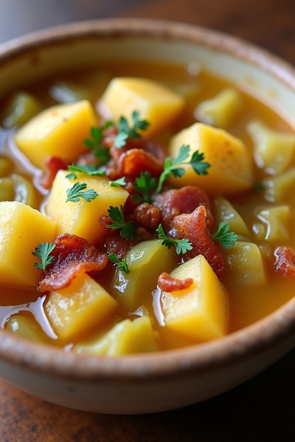 hearty cabbage potato stew