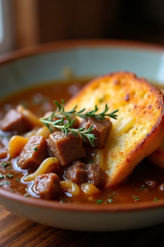 hearty caramelized onion stew