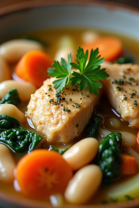 hearty chicken bean stew