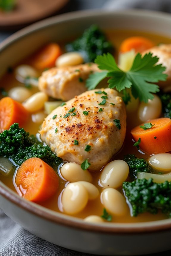 hearty chicken bean stew