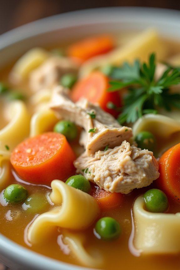 hearty chicken noodle stew
