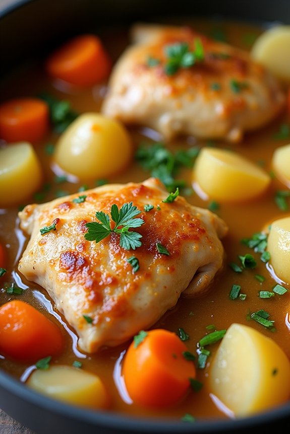 hearty chicken potato stew
