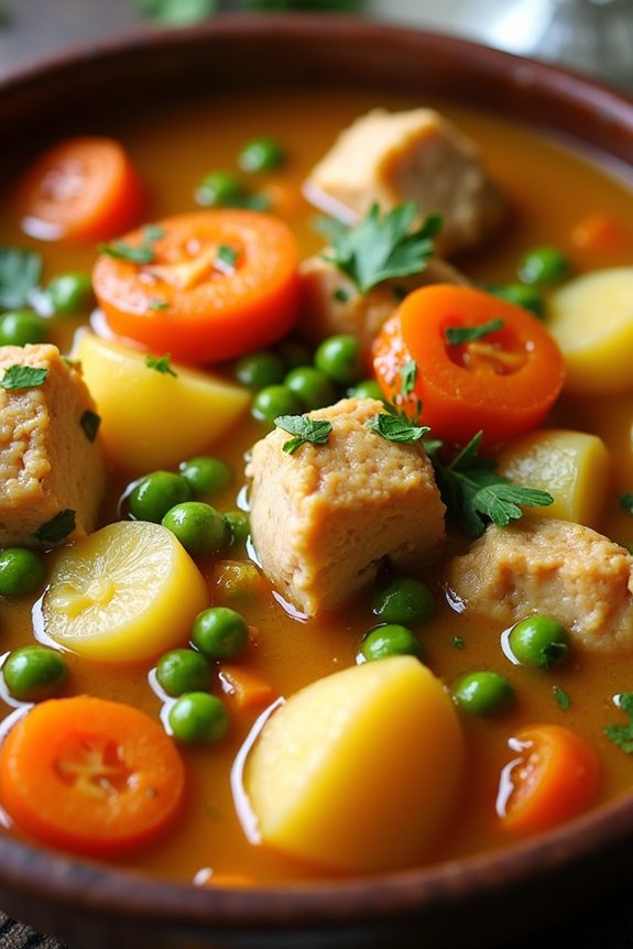 hearty chicken potato stew