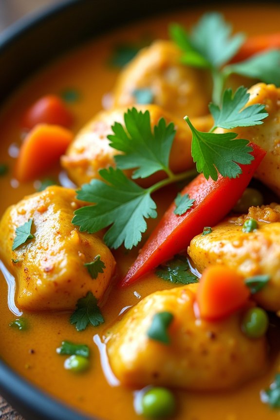 hearty coconut curry chicken stew