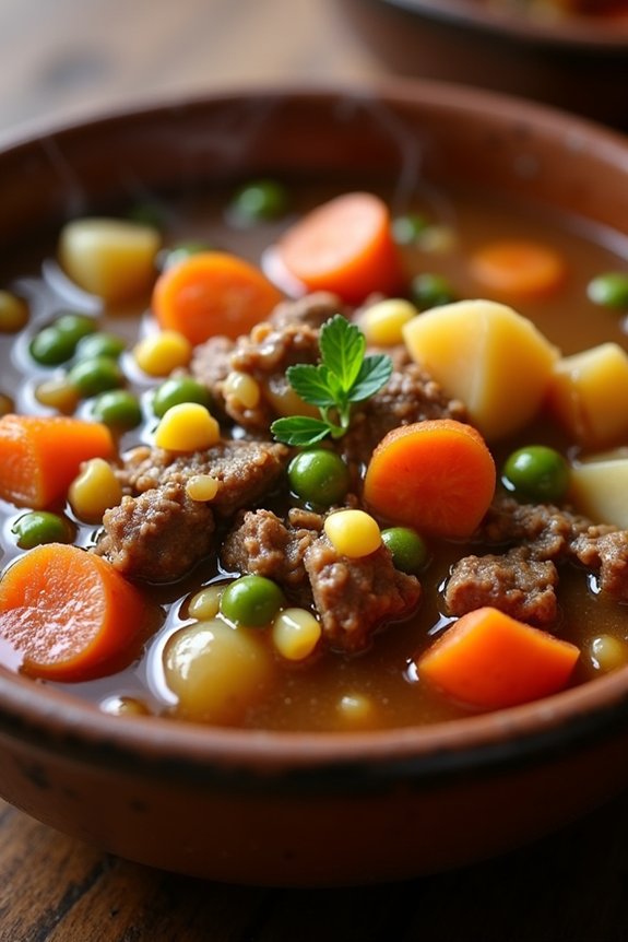 hearty comfort food stew