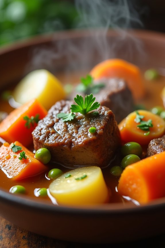 hearty comforting beef stew