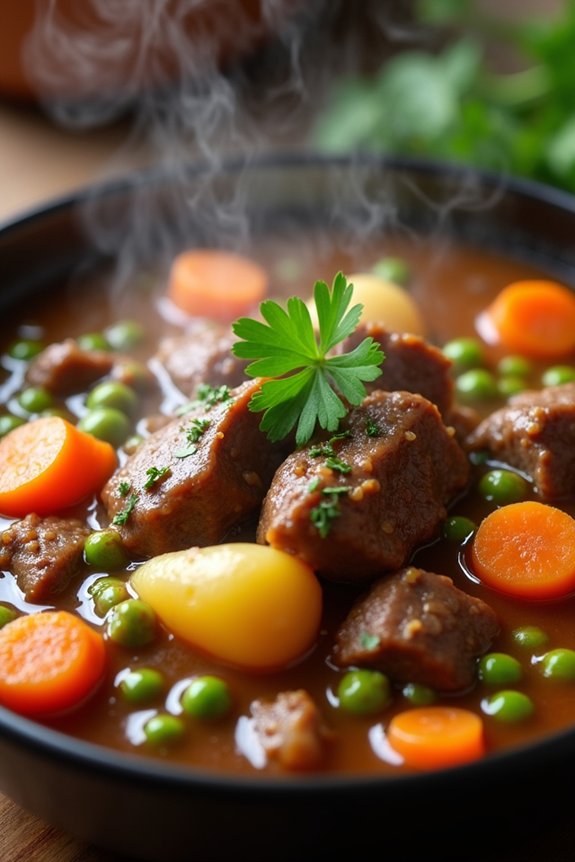 hearty comforting beef stew