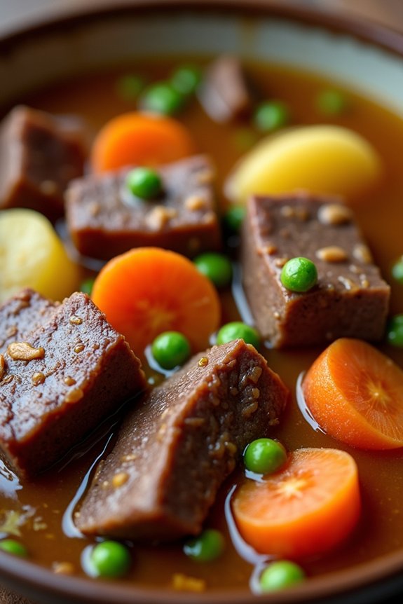 hearty comforting beef stew
