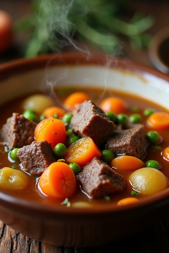 hearty comforting beef stew