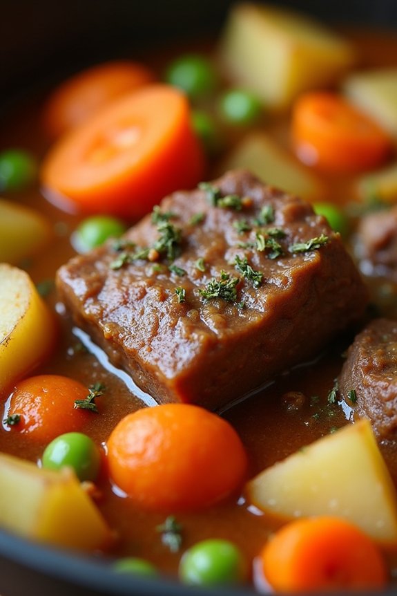 hearty comforting beef stew