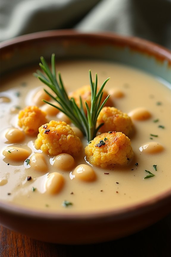 hearty creamy cauliflower soup