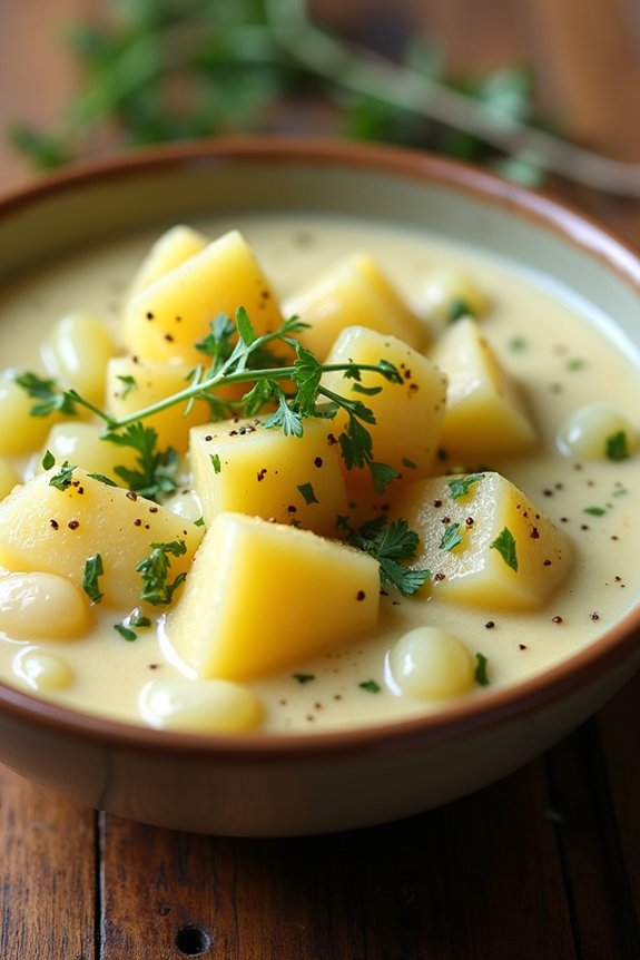 hearty creamy potato stew