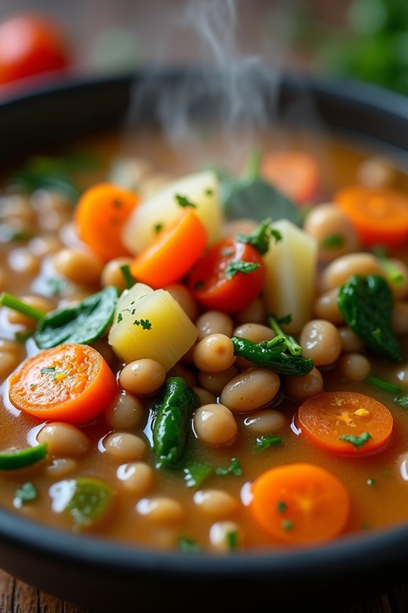 hearty crockpot lentil soup