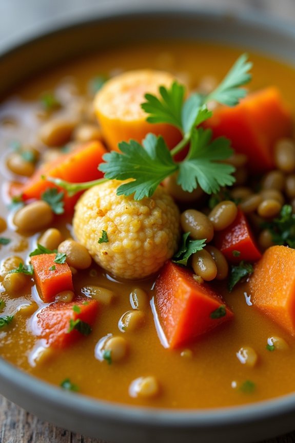 hearty curried turkey stew