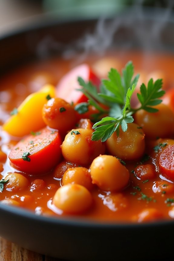 hearty gluten free chorizo stew