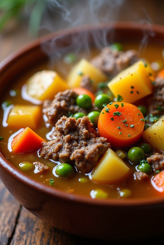 hearty ground beef stew