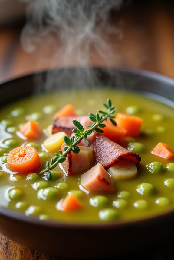 hearty ham and pea soup