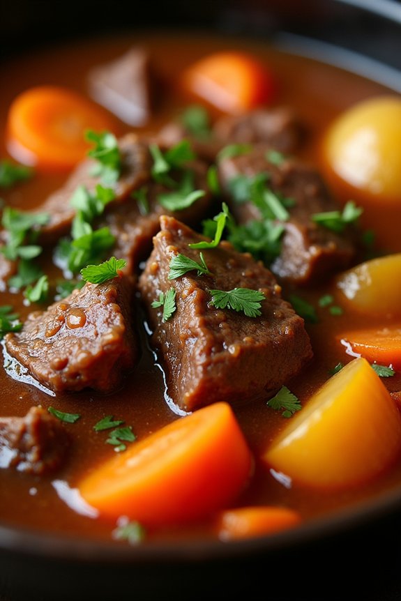 hearty irish guinness stew
