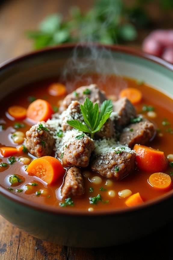 hearty italian beef soup