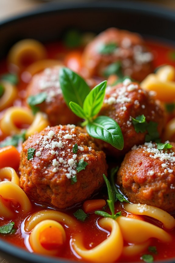 hearty italian meatball stew