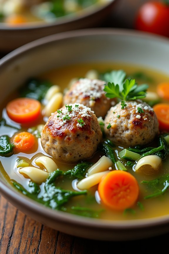 hearty italian wedding soup