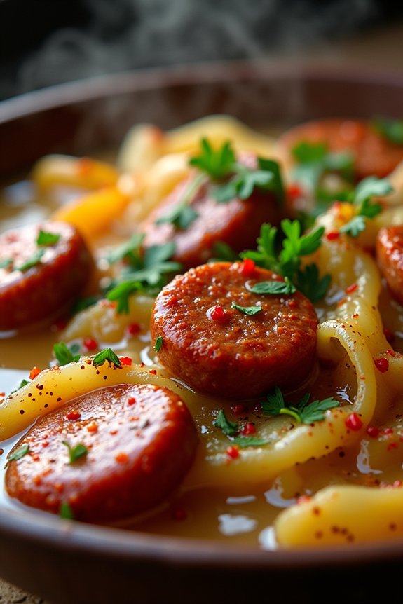 hearty keto sausage stew