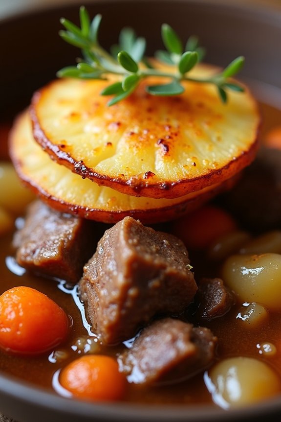 hearty lamb and potato hotpot