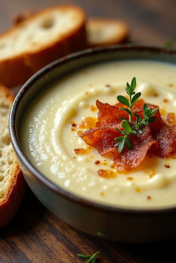 hearty leek potato soup