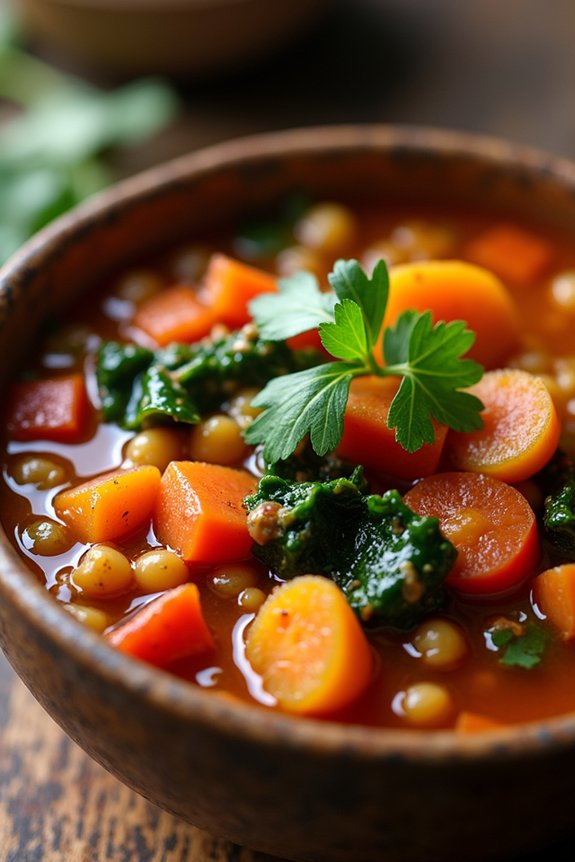 hearty lentil vegetable stew