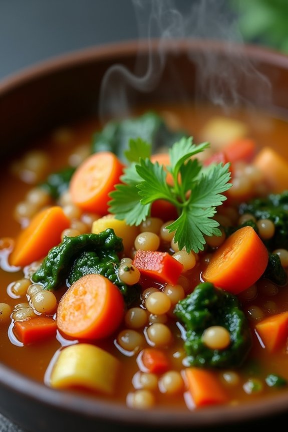 hearty lentil vegetable stew