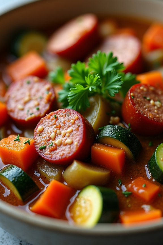 hearty low carb vegetable stew
