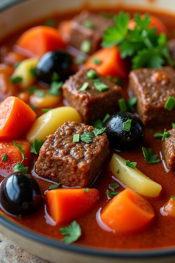 hearty mediterranean beef stew