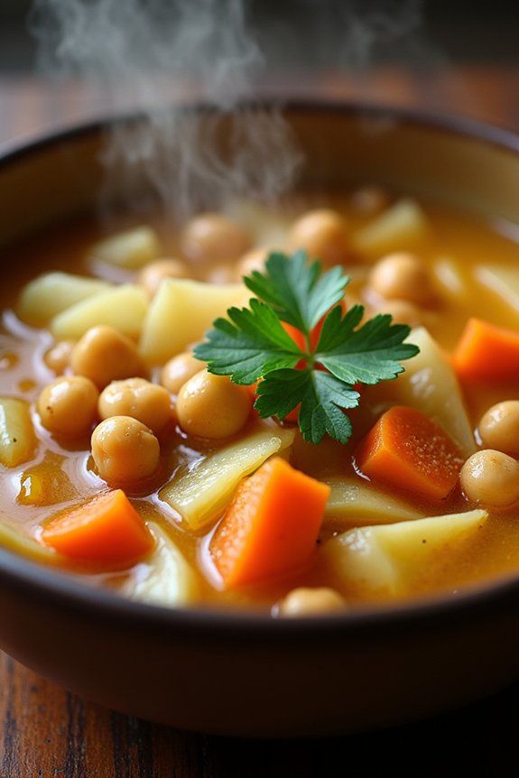 hearty mediterranean cabbage soup