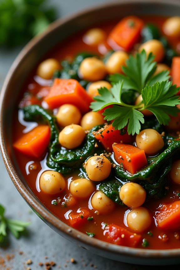 hearty mediterranean chickpea stew