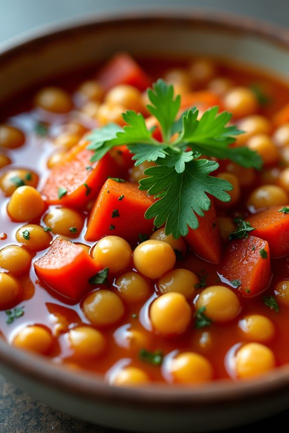 hearty mediterranean chickpea stew