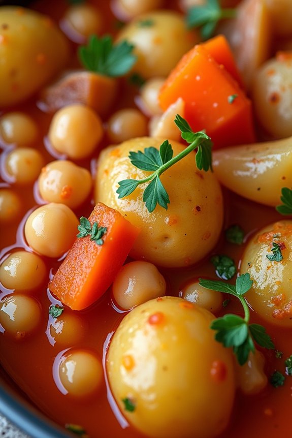 hearty mediterranean chickpea stew