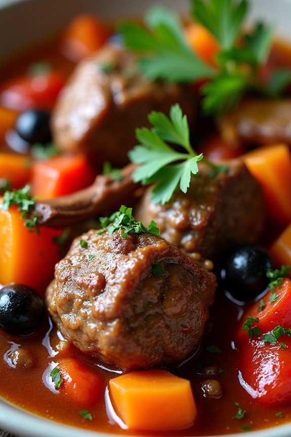 hearty mediterranean lamb stew